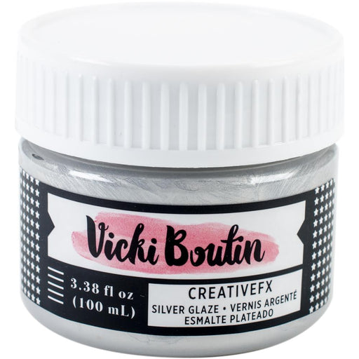American Crafts Vicki Boutin Mixed Media Creative FX - Silver Glaze
