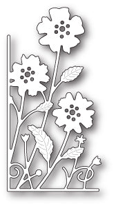 Memory Box Die - Small Antilles Floral Left Corner