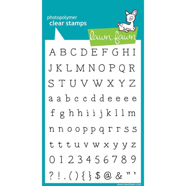 Lawn Fawn Clear Stamps - Smitty's ABCs 