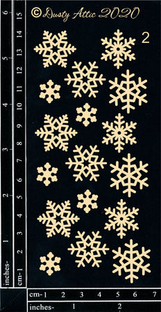 Dusty Attic - Snowflakes Small #2