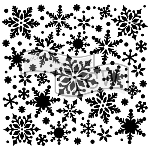 Crafter's Workshop 6x6 Template - Snowflakes