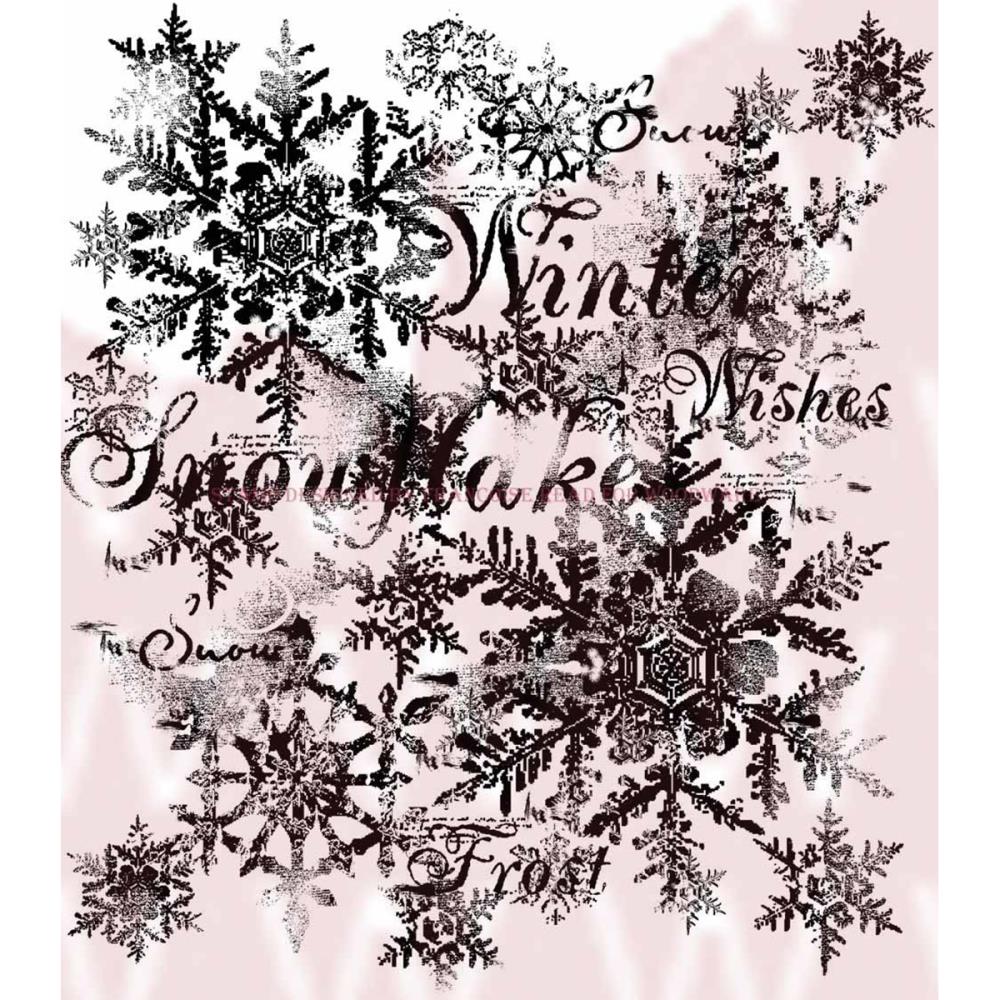 Woodware Clear Magic Singles Stamps - Snowflakes