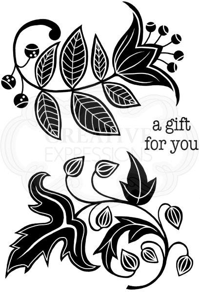 Woodware Clear Magic Singles Stamps - Solid Florals