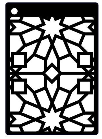 Creative Expressions Mini Stencil - Sparkle Star