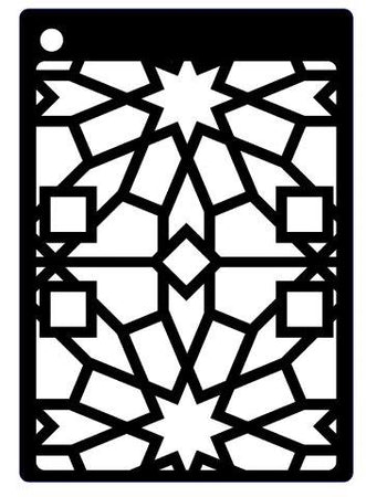 Creative Expressions Mini Stencil - Sparkle Star