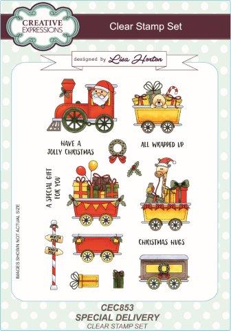 Creative Expressions Clear Stamp Set - Special Delivery by Lisa Horton