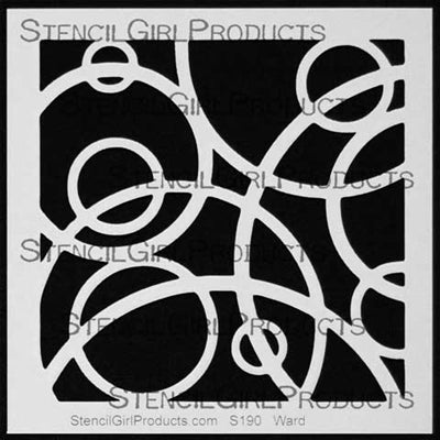 StencilGirl 6x6 Stencil - Spheres