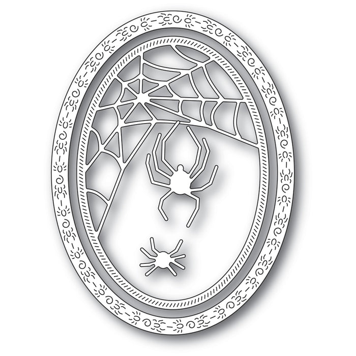 Memory Box Die - Spider Web Oval Frame