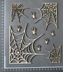 Dusty Attic - Spider and Webs Set