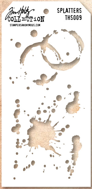 Tim Holtz Layering Stencil - Splatters