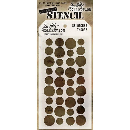 Tim Holtz Layering Stencil - Splotches