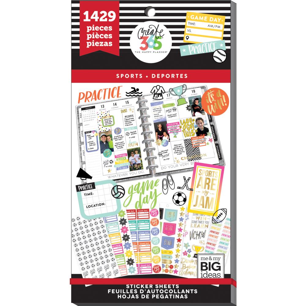 Me & My Big Ideas Happy Planner - Sticker Value Pack Sports