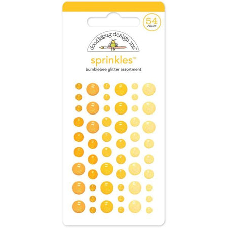 Doodlebug Design Glitter Sprinkles - Bumblebee