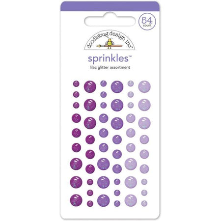 Doodlebug Design Glitter Sprinkles - Lilac