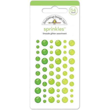Doodlebug Design Glitter Sprinkles - Limeade