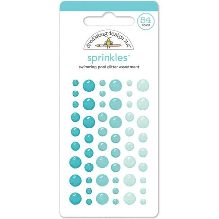 Doodlebug Design Glitter Sprinkles - Swimming Pool 