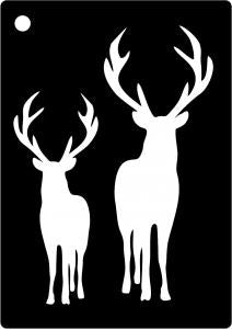 Creative Expressions Mini Stencil - Stag