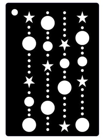 Creative Expressions Mini Stencil - Star Chains