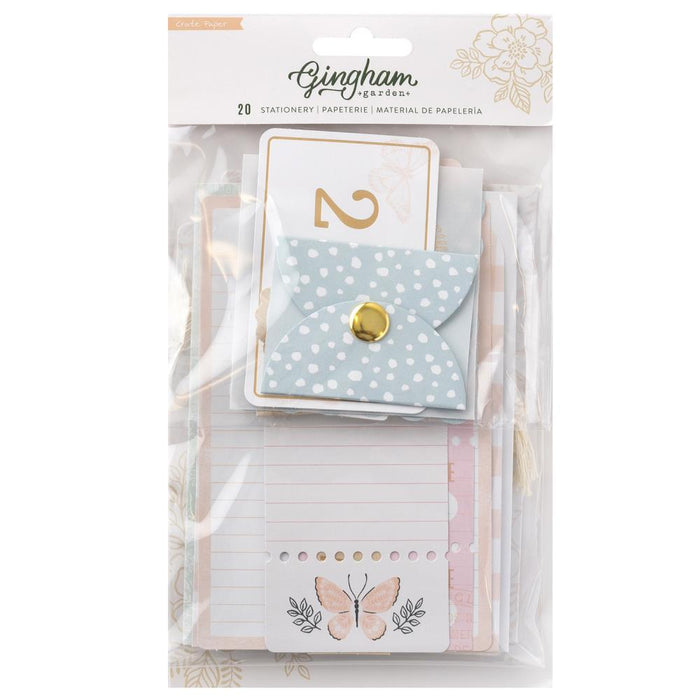 Crate Paper Gingham Garden - Stationery Pack