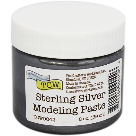 Crafter's Workshop Modeling Paste - Sterling Silver