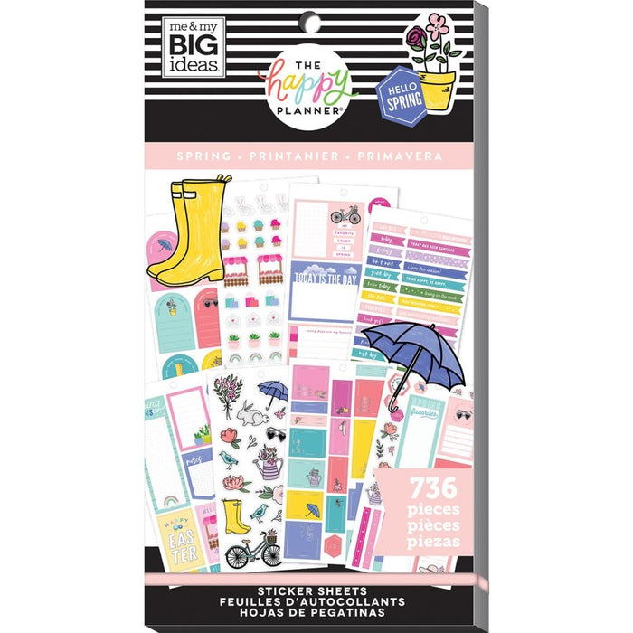 Me & My Big Ideas Happy Planner - Sticker Value Pack Spring