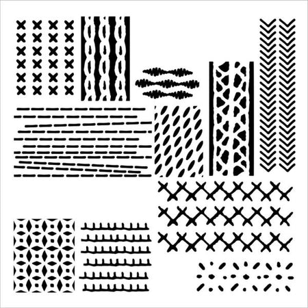 Crafter's Workshop 6x6 Template - Stitched Art