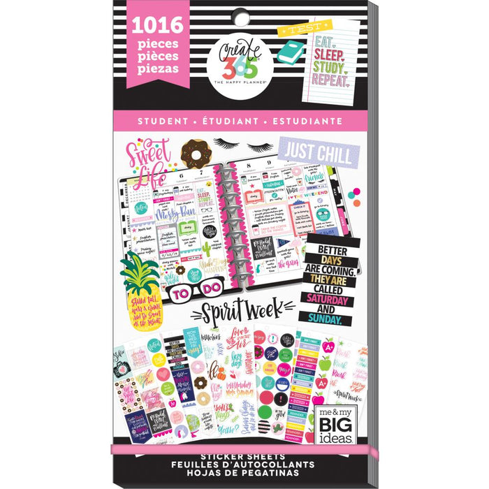 Me & My Big Ideas Happy Planner - Sticker Value Pack Student