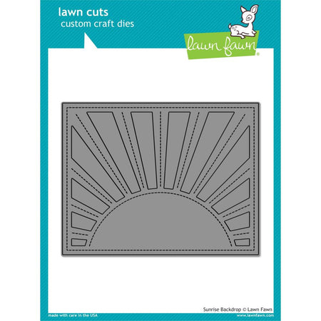 Lawn Fawn Craft Die - Sunrise Backdrop 