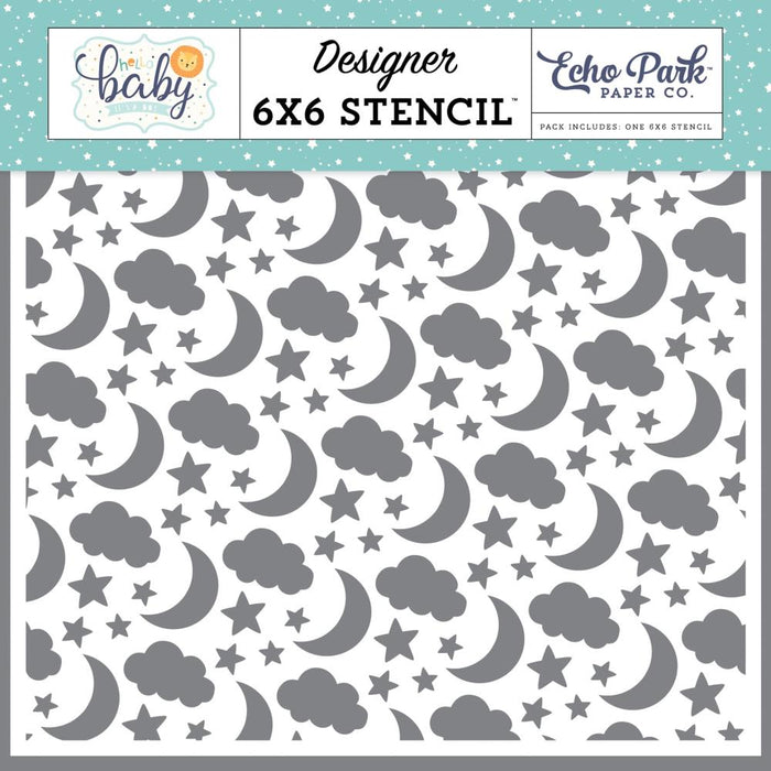 Echo Park Hello Baby Boy - Sweet Dreams Stencil