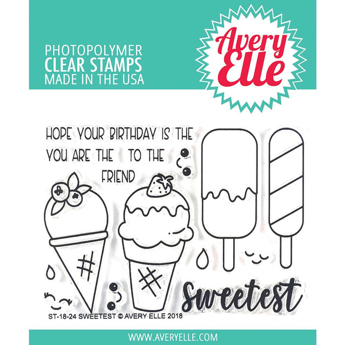 Avery Elle Clear Stamps - Sweetest
