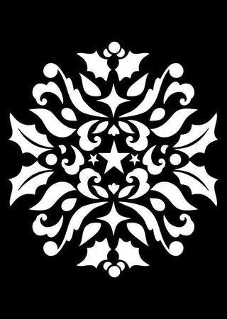 Creative Expressions Mini Stencil - Swirly Motif