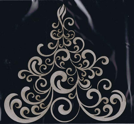 Dusty Attic - Swirly Christmas Tree