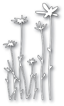 Poppystamps Die - Tall Sketch Daisies