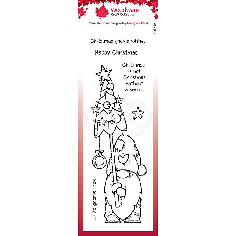 Woodware Clear Magic Singles Stamp - Tall Tree Gnome