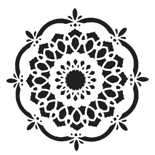 Crafter's Workshop 6x6 Template - Handcut Blossom