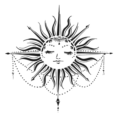 Crafter's Workshop 6x6 Template - Celestial Sun