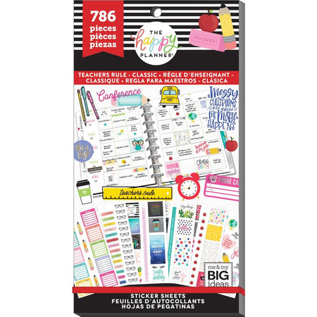Me & My Big Ideas Happy Planner Sticker Value Pack - Teachers Rule