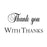 Woodware Clear Magic Singles Stamps - Thank You