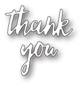 Memory Box Die - Thank You Manuscript