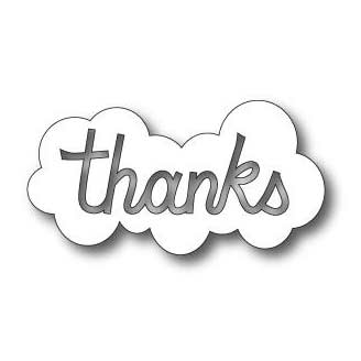 Memory Box Die - Thanks Cloud