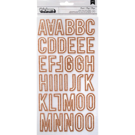 Crate Paper Here & There - Beach Glitter Foam Thickers 