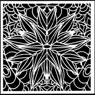 StencilGirl 6x6 Stencil - Tiger Lily