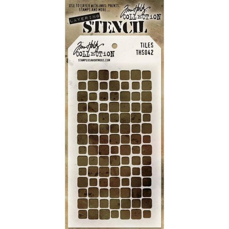 Tim Holtz Layering Stencil - Tiles