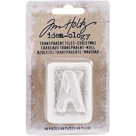 Tim Holtz Idea-ology - Transparent Christmas Tiles 