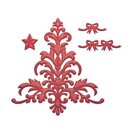 Spellbinders Holiday Shapeabilities - Tree With Bows