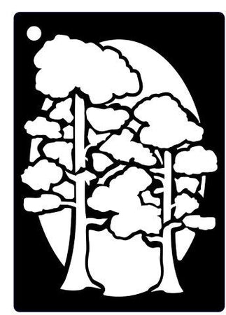 Creative Expressions Mini Stencil - Treescape
