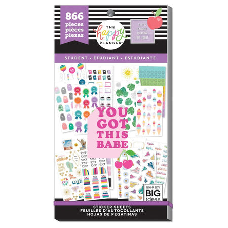 Me & My Big Ideas Happy Planner - Sticker Value Pack Student Icons