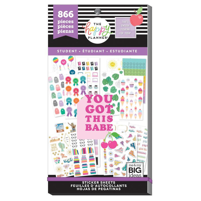 Me & My Big Ideas Happy Planner - Sticker Value Pack Student Icons