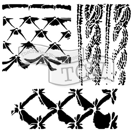 Crafter's Workshop 6x6 Template - Tufted