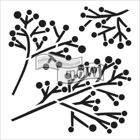 Crafter's Workshop 6x6 Template - Twig & Berries